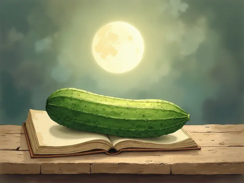 Ilustración del sueño: pepinos