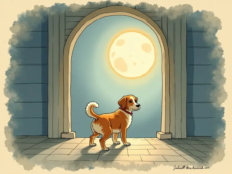 Ilustración del sueño: perro