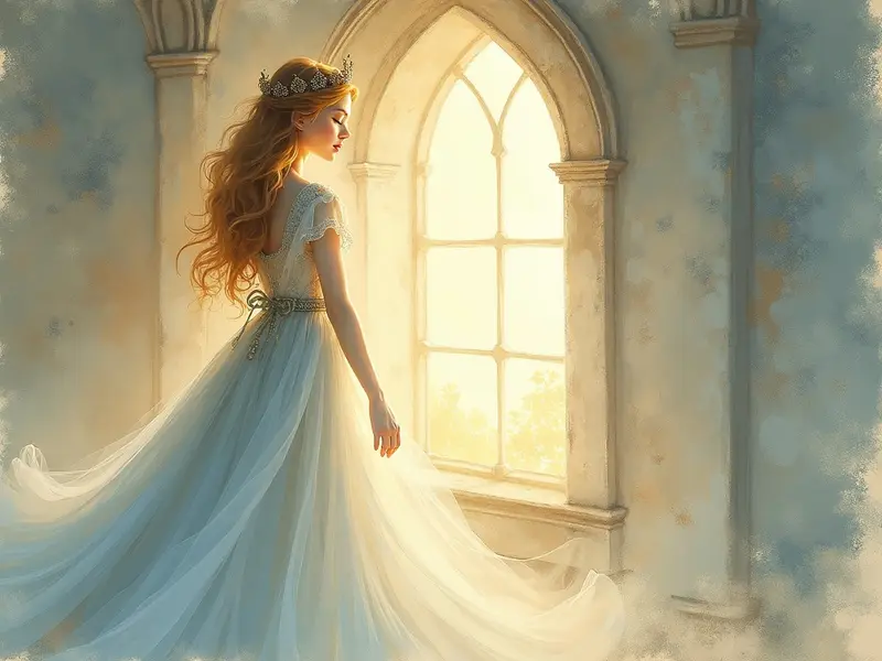 Ilustración del sueño: princesa disney