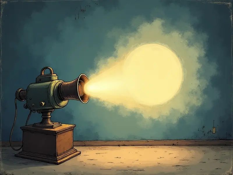 Ilustración del sueño: proyector de cine