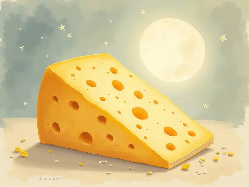 Ilustración del sueño: queso