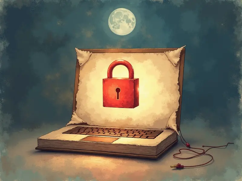 Ilustración del sueño: ataque de ransomware