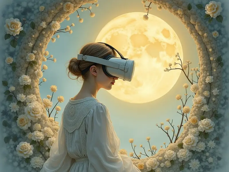 Ilustración del sueño: realidad virtual