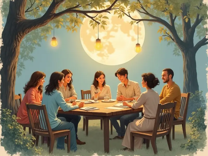 Ilustración del sueño: reunión