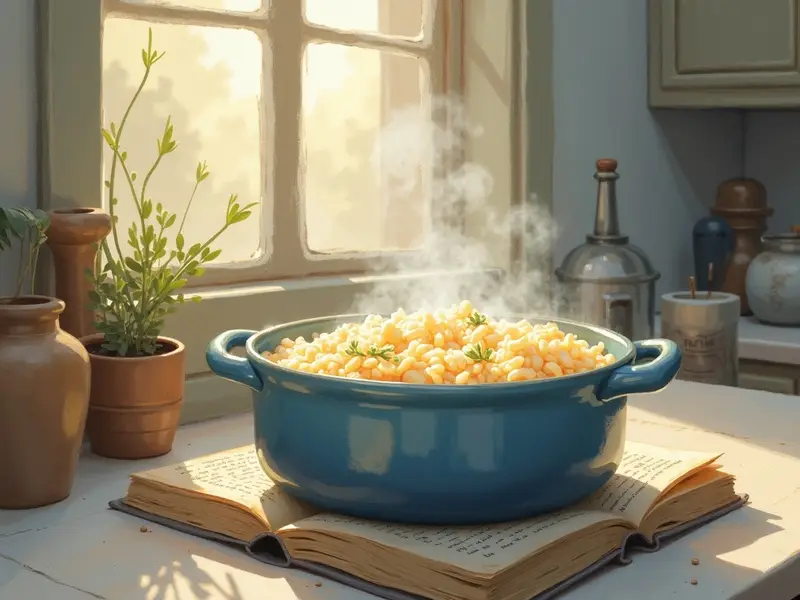 Ilustración del sueño: risotto de setas