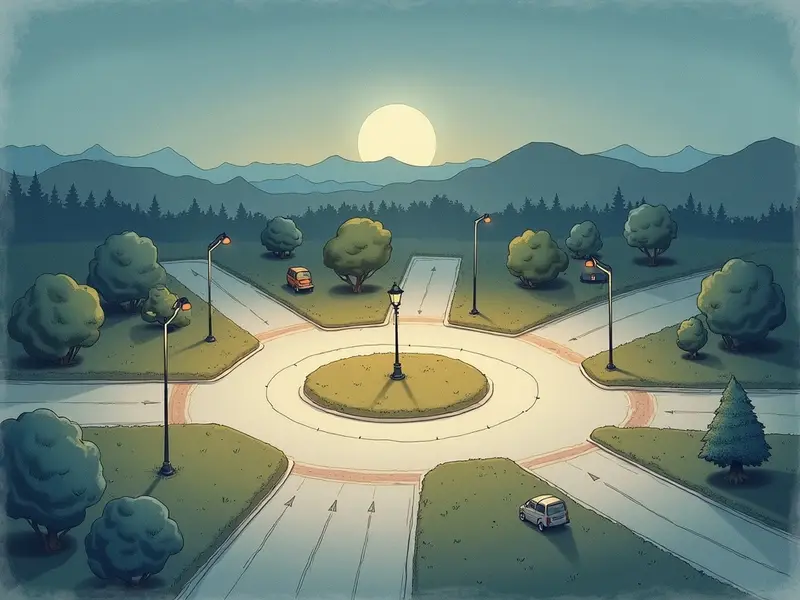 Ilustración del sueño: rotonda
