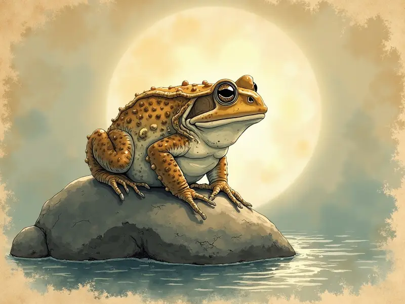 Ilustración del sueño: sapo
