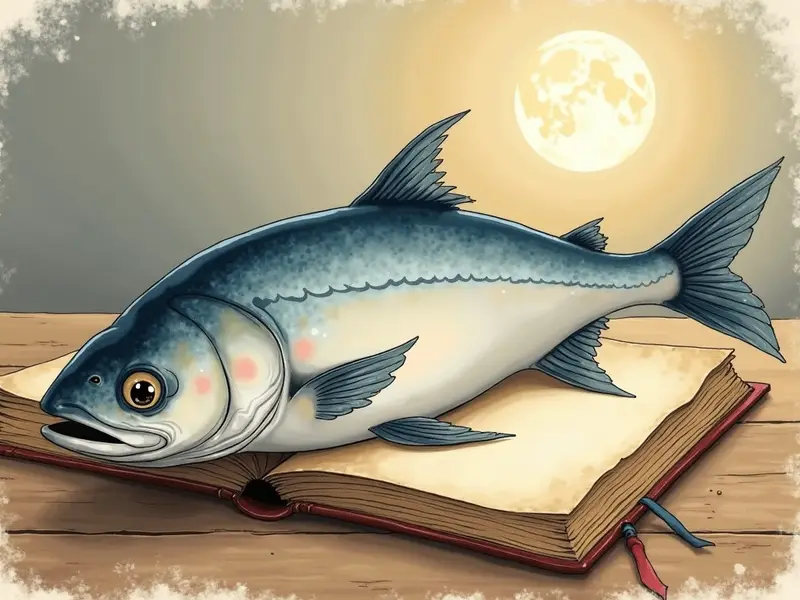 Ilustración del sueño: comer sardinas