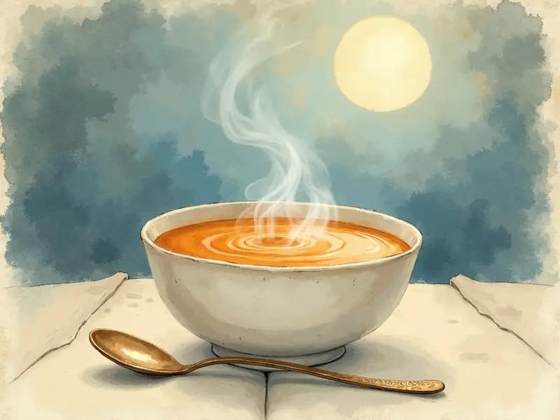 Ilustración del sueño: sopa