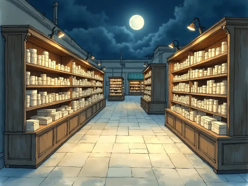 Ilustración del sueño: supermercado