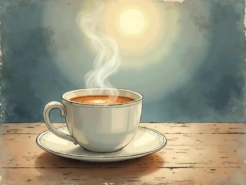 Ilustración del sueño: taza