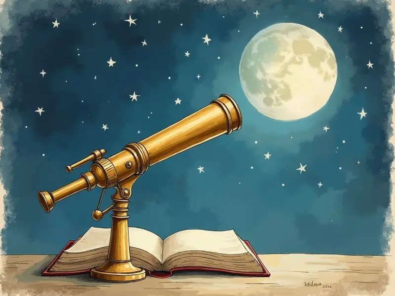 Ilustración del sueño: telescopio