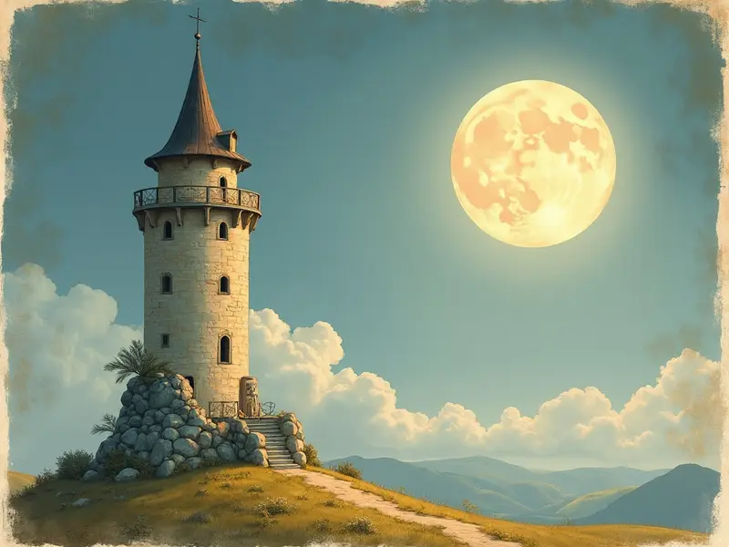 Ilustración del sueño: torre