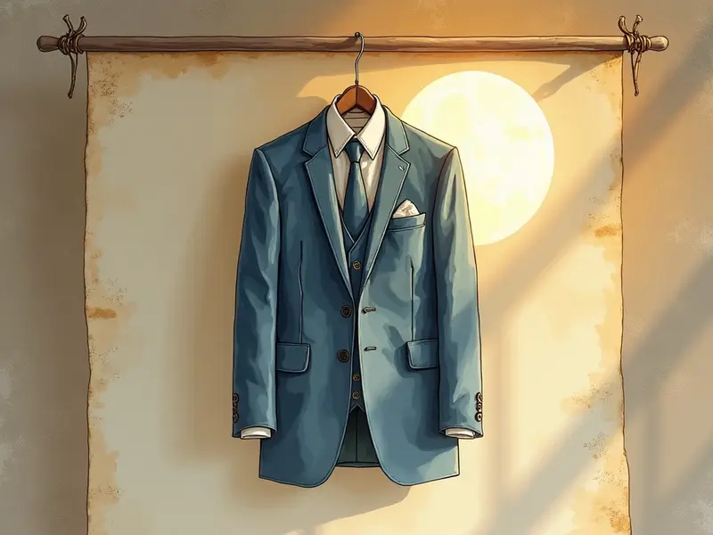 Ilustración del sueño: traje roto