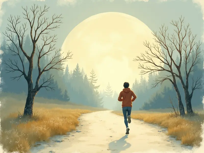 Ilustración del sueño: trotar