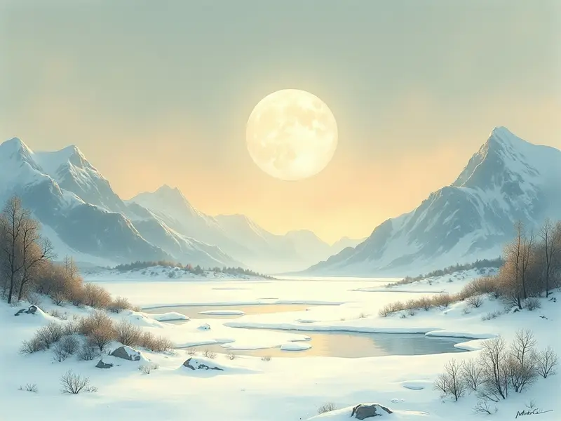 Ilustración del sueño: tundra