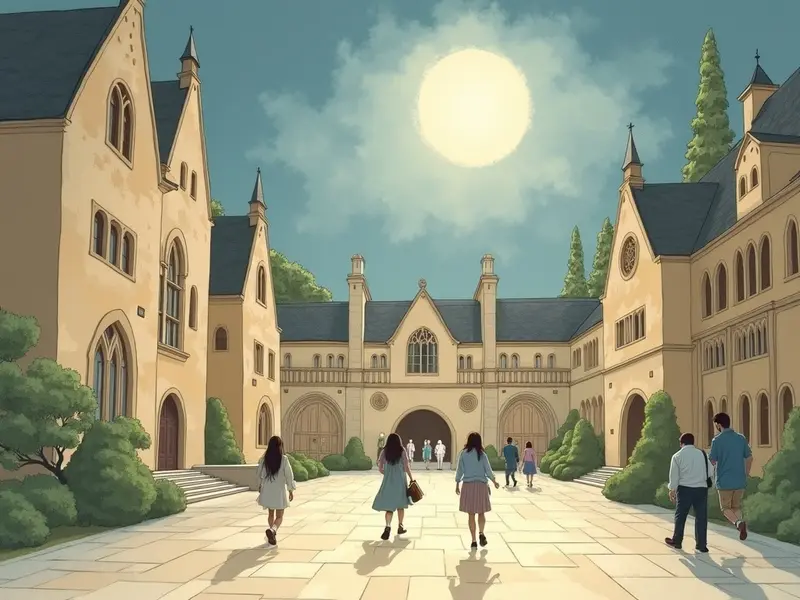 Ilustración del sueño: universidad