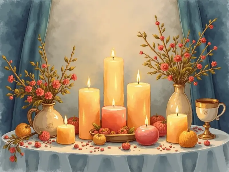 El significado de las velas por color