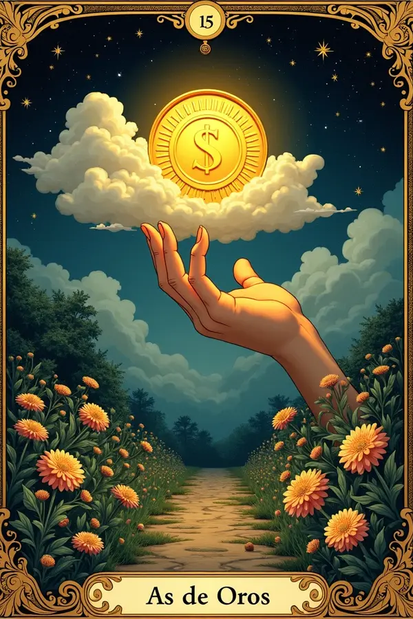 Carta del tarot As de Oros