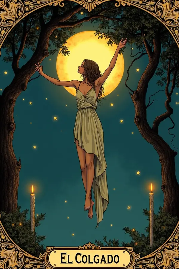 Carta del tarot El Colgado