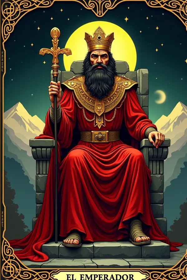 Carta del tarot El Emperador