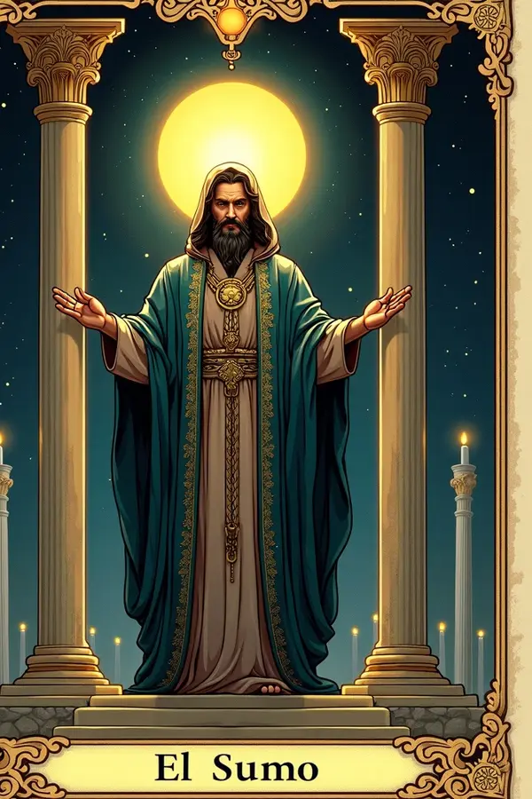 Carta del tarot El Sumo Sacerdote