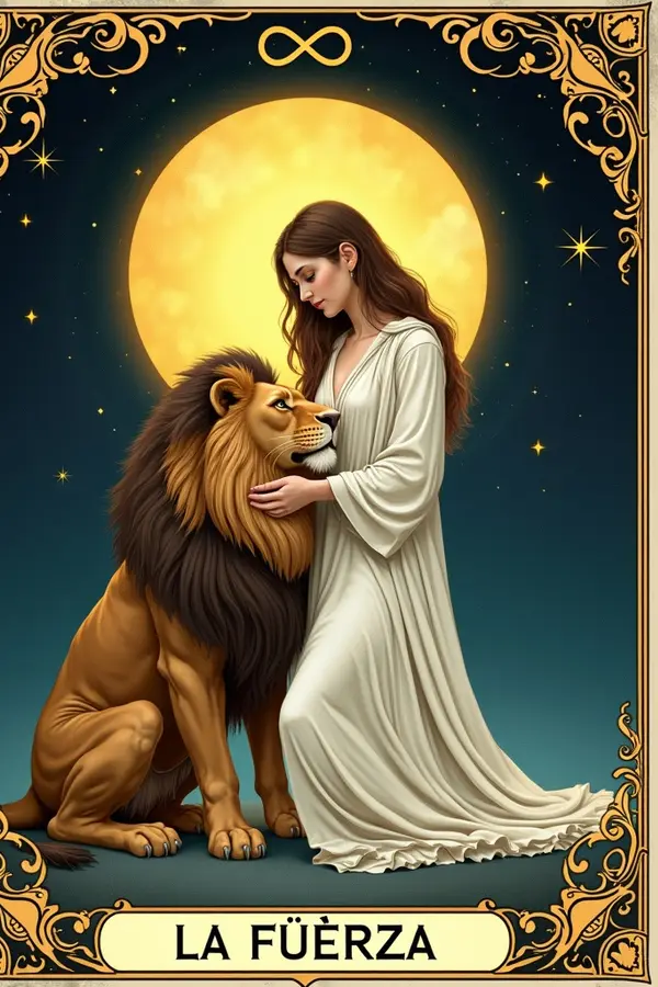 Carta del tarot La Fuerza