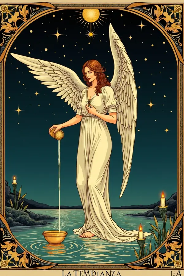 Carta del tarot La Templanza