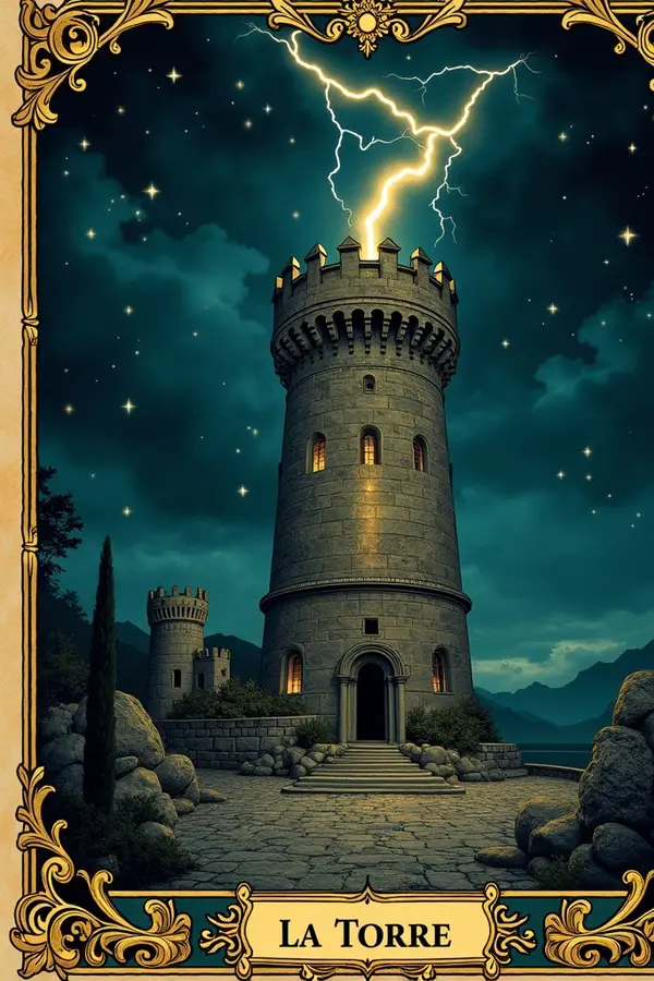 Carta del tarot La Torre