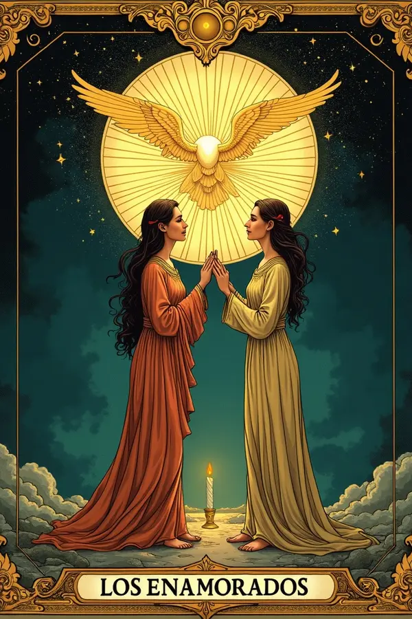 Carta del tarot Los Enamorados