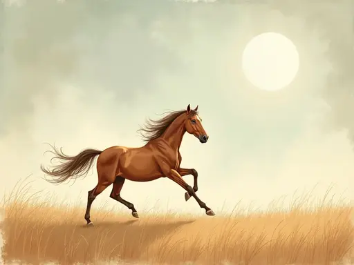 Ilustración del sueño: caballo