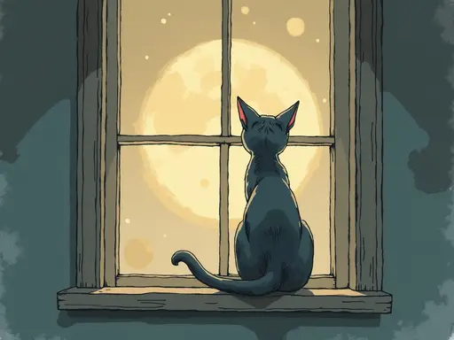 Ilustración del sueño: gato