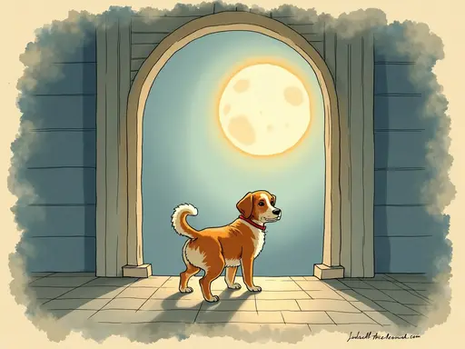 Ilustración del sueño: perro